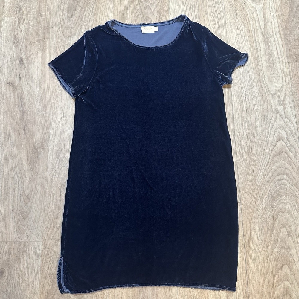Nation LDT Velvet Dress Real‎ Size Small EUC $225 Retail Shift Dress